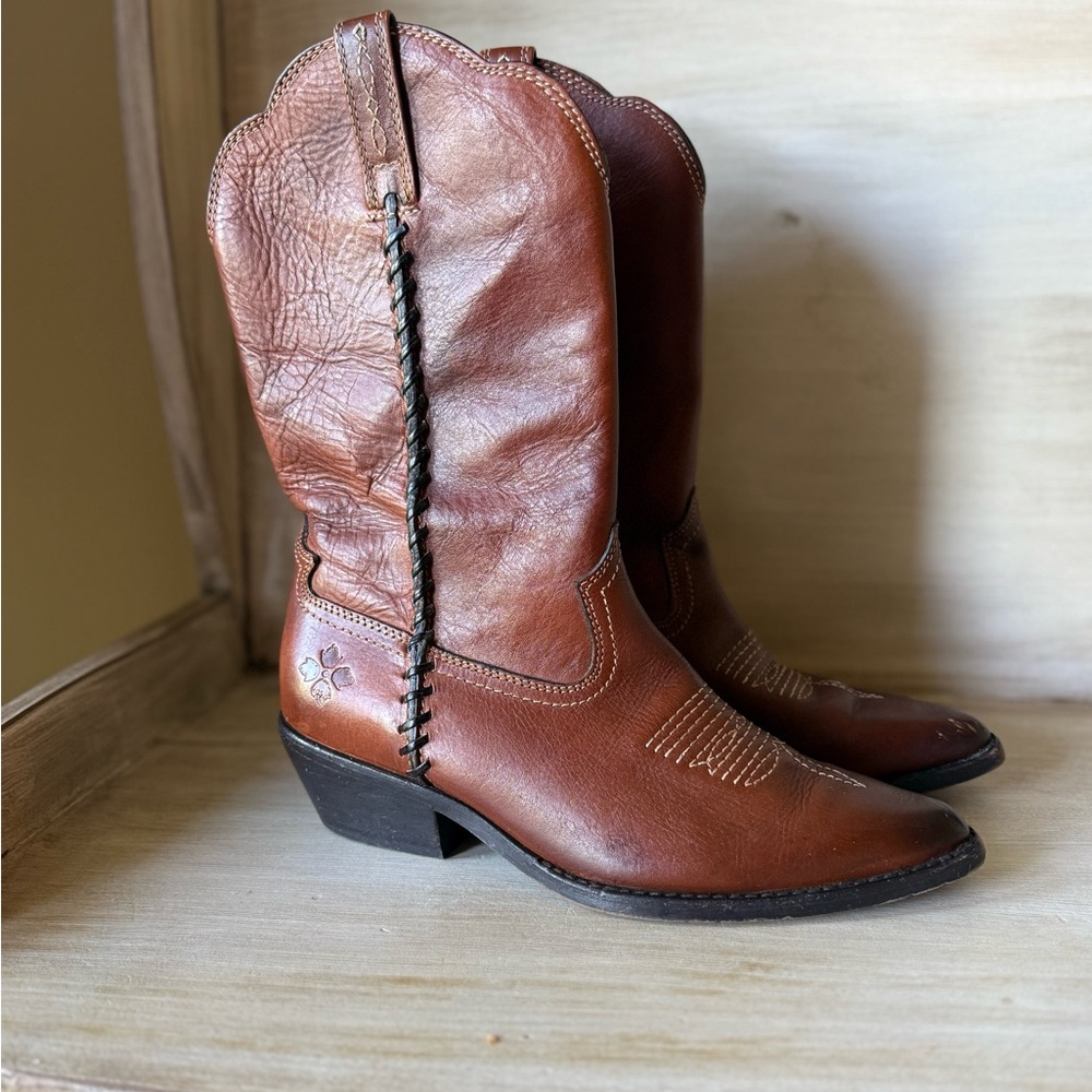 Women’s Patricia Nash Bergamo Western Boots in Whiskey Size 7 1/2